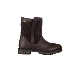 Kožené termoboty HKM -Preakness- short tmavě hnědé - brown 3