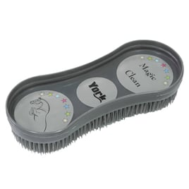 Kartáč na koně Magic šedý