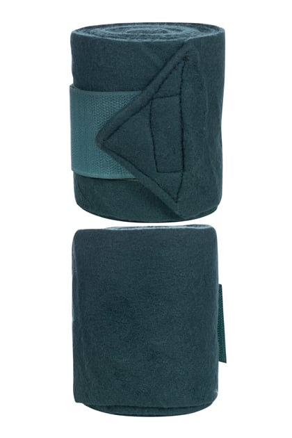 Bandáže fleece HKM 4ks tmavě zelené