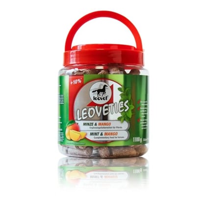 Chutné pamlsky Leoveties s mátou a mangem