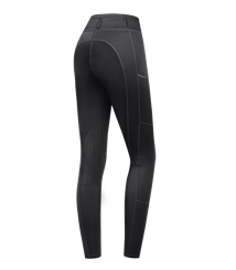 Jezdecké legíny se silikonovými koleny Ella Waldhausen černé - leginy 1