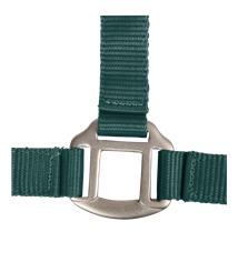 Ohlávka Satin podložená fir green - ohl. 2