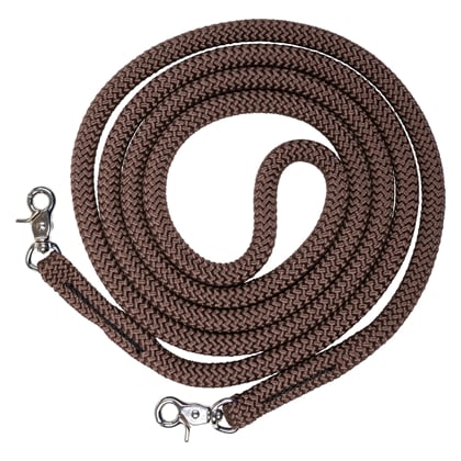 Otěže provazové L-pro West hnědé