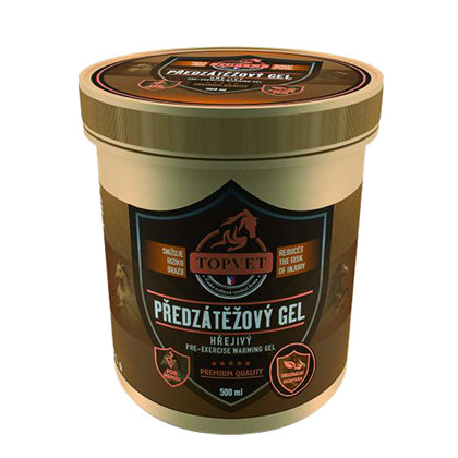 Topvet předzátěžový gel 500ml hřejivý