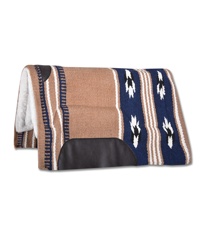 Westernová deka Utah hnědo/modrá