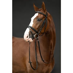 Uzdečka HKM Jana prošívaná černá - jana 3