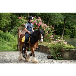 Podsedlová dečka HKM Gelato Point žlutá - gelato 4