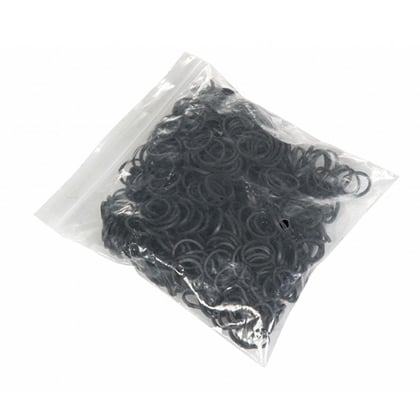 Gumičky na hřívu 50g černé