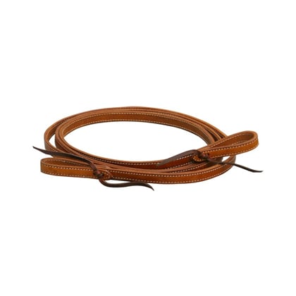 Westernové otěže jednodílné 2,65m chestnut