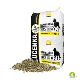 LUČENKA S KONOPÍM 15kg - Granulované seno s přídavkem konopných kanabinoidů