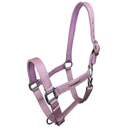 Ohlávka podložená třpytivá Marvel růžová