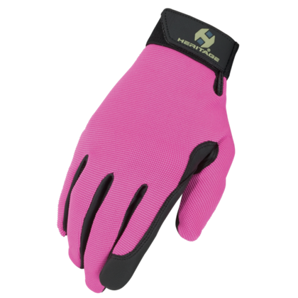 Dámské westernové rukavice Performace růžové