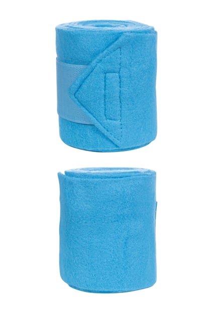 Bandáže fleece HKM aqua modré