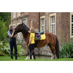 Podsedlová dečka HKM Gelato Point žlutá - gelato 3