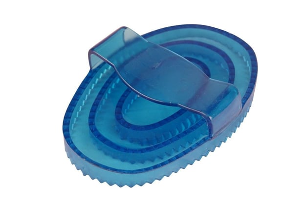 Hřbílko Maxi gumové 15x11cm třpytky azurové