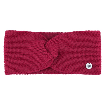 Pletená čelenka Ride now berry