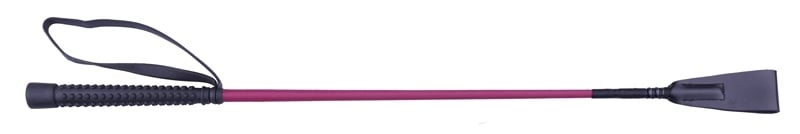 Bičík s gumovou rukojetí vínový