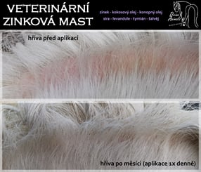 Veterinární zinková mast 100ml - hriva