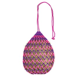 Síť na seno Duo Lux oka 4,5cm x 4,5cm pink/lila