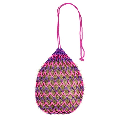 Síť na seno Duo Lux oka 4,5cm x 4,5cm pink/lila