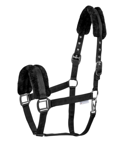 Ohlávka First s beránkem black