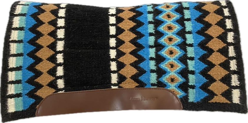 Westernová deka Arena Masters tyrkys/blue/beige/black