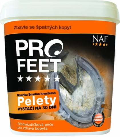 Pro Feet pellets pro zdravá kopyta s biotinem