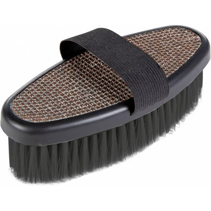 Kartáč středně jemný s bílými kamínky 