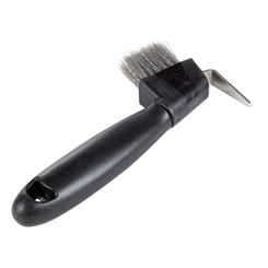 Kopytní háček s modrými kamínky - hacek white 2