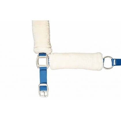 Ohlávka HKM s beránkem azurová