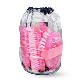 Sáček s čištěním pro děti růžový