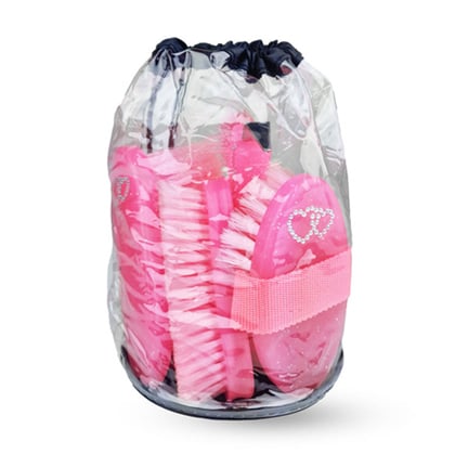 Sáček s čištěním pro děti růžový