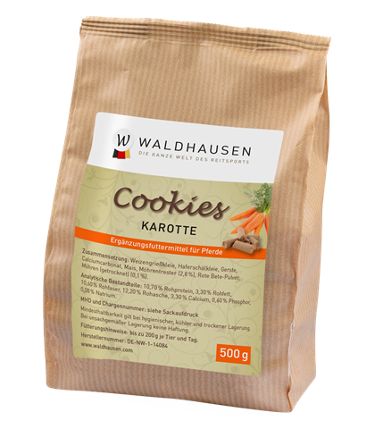 Pamlský pro koně Cookies mrkev 500g