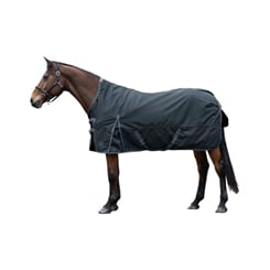 HKM výběhová deka Glasgow 1200D, vyšší krk, fleece, černá - deka 2