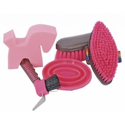 Sada na čištění batoh pro děti růžový - sada2