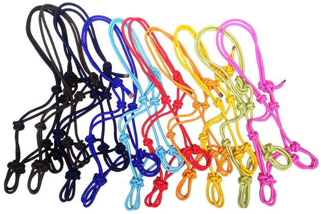 Provazová ohlávka mix barev