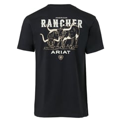 Westernové pánské tričko ARIAT American Rancher černé - ariat panske 2