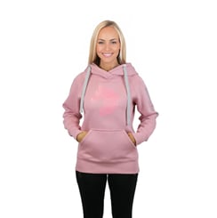Dámská mikina Glitter Long Horse světle růžová - mikina pink 2