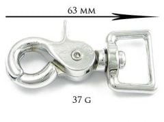 Otěže provazové s kůží tmavě modré - karabina