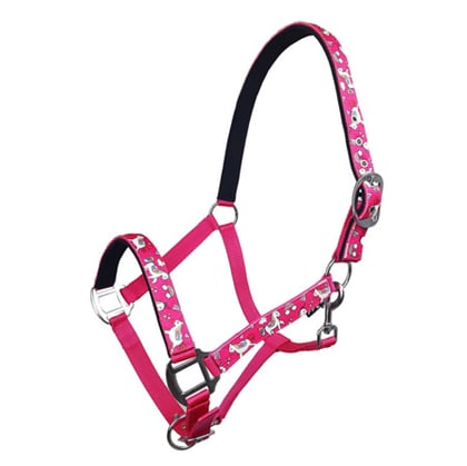 Ohlávka podložená UNICORN růžová