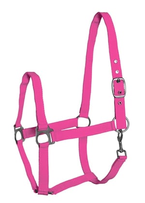 Ohlávka hříběcí FP růžová