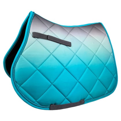 Podsedlová dečka De Lux Ombre blue