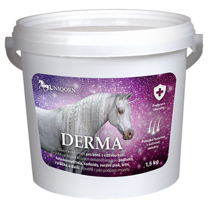 Uniqorn Derma, 1,5 kg sarkoidy, letní vyrážka, podlomy