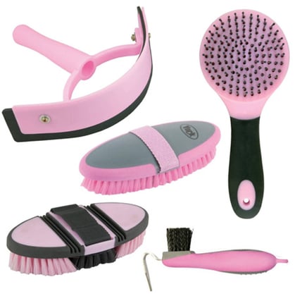 Sada na čištění 5ks růžová