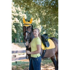 Čabraka na uši HKM Softice PONY neon žlutá - softice 2