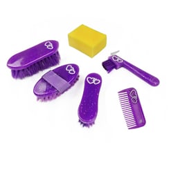 Sáček s čištěním pro děti fialový - pytlik lila 1