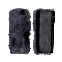 Návlek z pravého beránku černý - beranek cerny