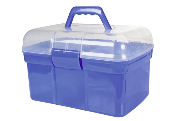 Box s čištěním HKM 2V1 royal modrá