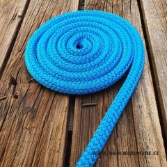 Lonž BANG horsemanship 3,8m 14mm KARABINA KŮŇ modrá