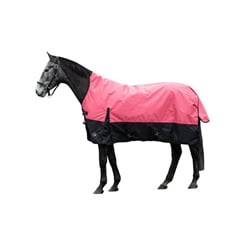 Výběhová deka HKM -Norwich- 600D, 100g pink/black - deka pink 2